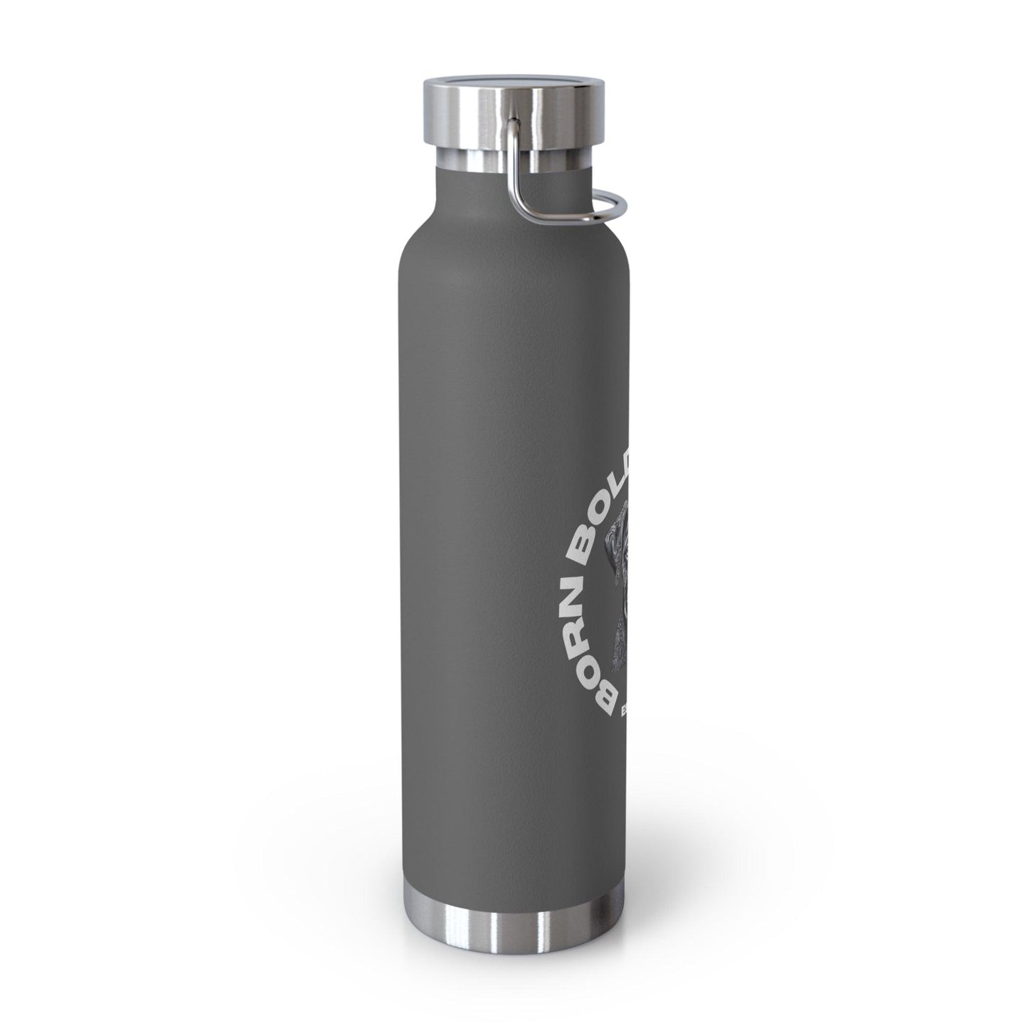 Born Bold White Logo Water Bottle - Born Bold Outfitters