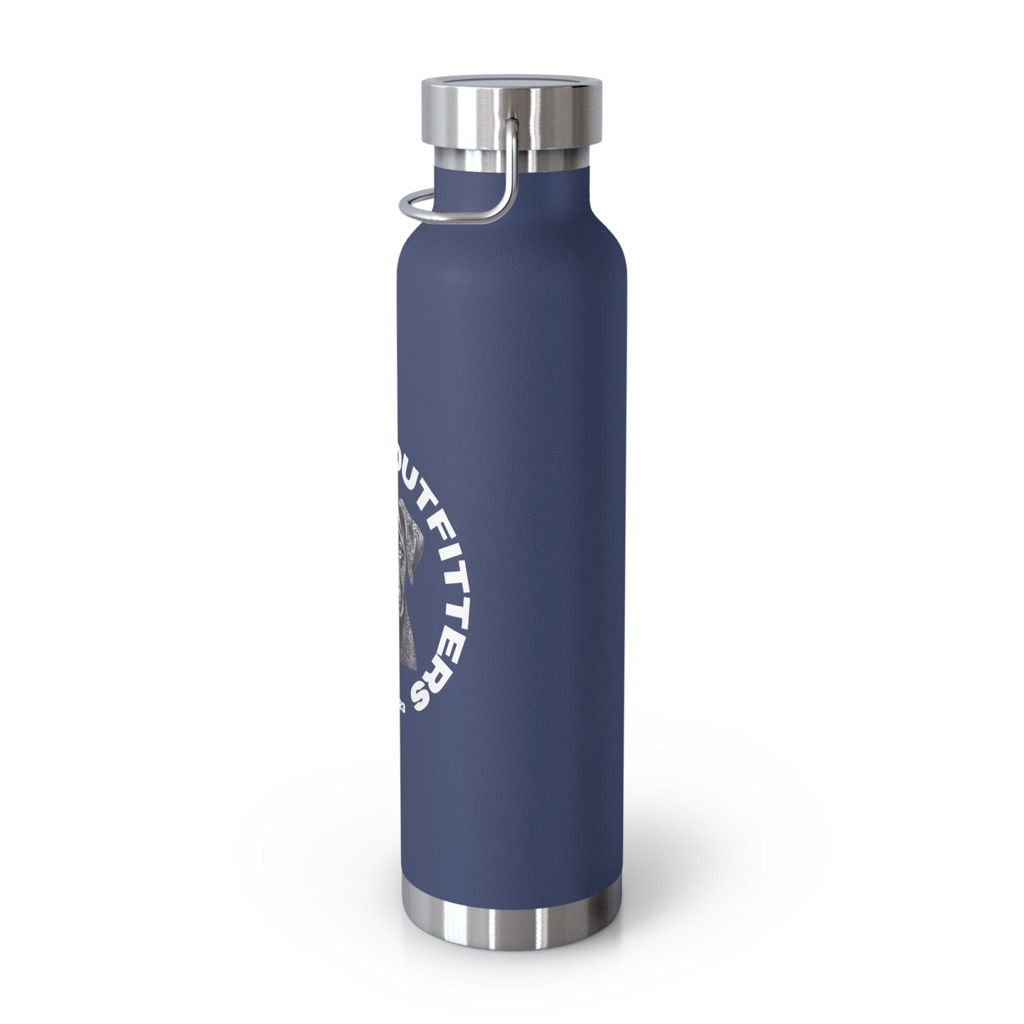 Born Bold White Logo Water Bottle - Born Bold Outfitters