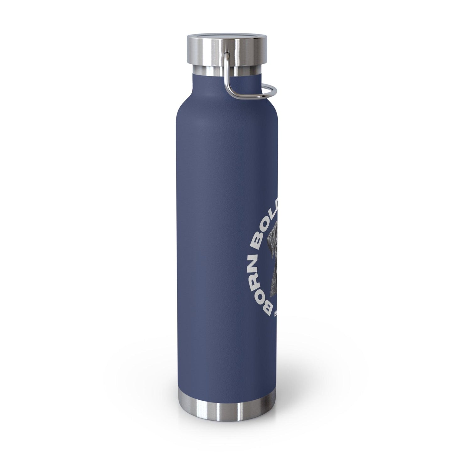 Born Bold White Logo Water Bottle - Born Bold Outfitters