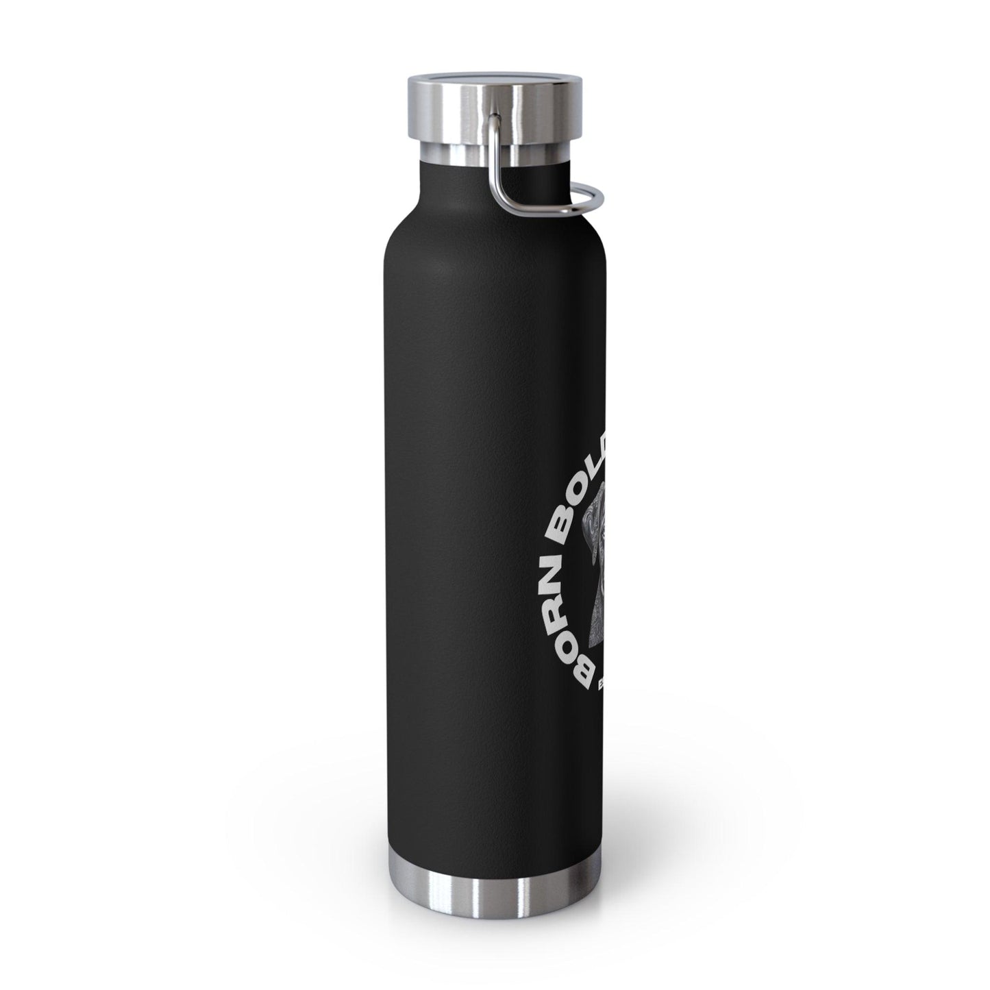 Born Bold White Logo Water Bottle - Born Bold Outfitters