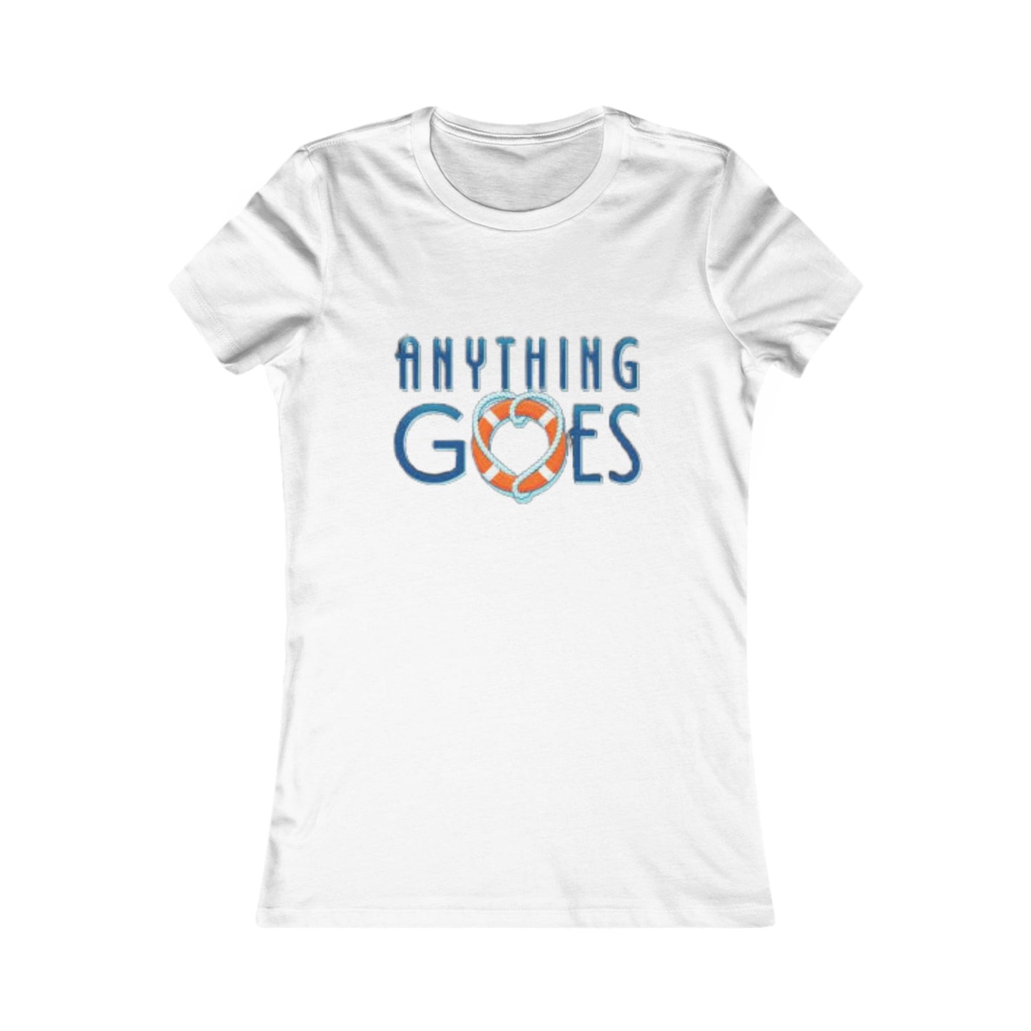 Anything Goes Women's Favorite Tee - Fun Casual Top for Everyday Wear