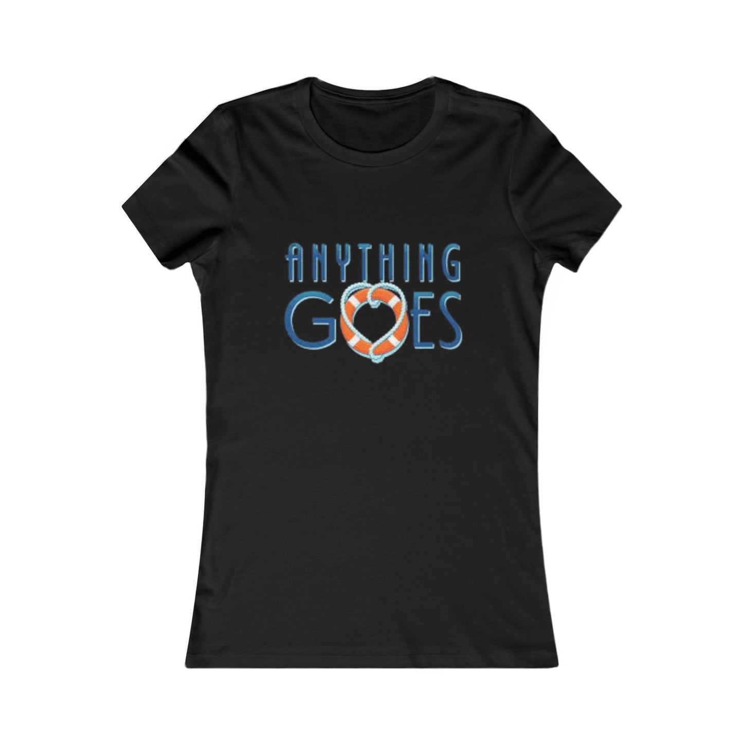 Anything Goes Women's Favorite Tee - Fun Casual Top for Everyday Wear